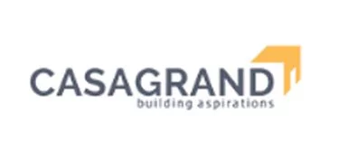 Casagrand Group Logo for luxury apartments in Rajendra Nagar