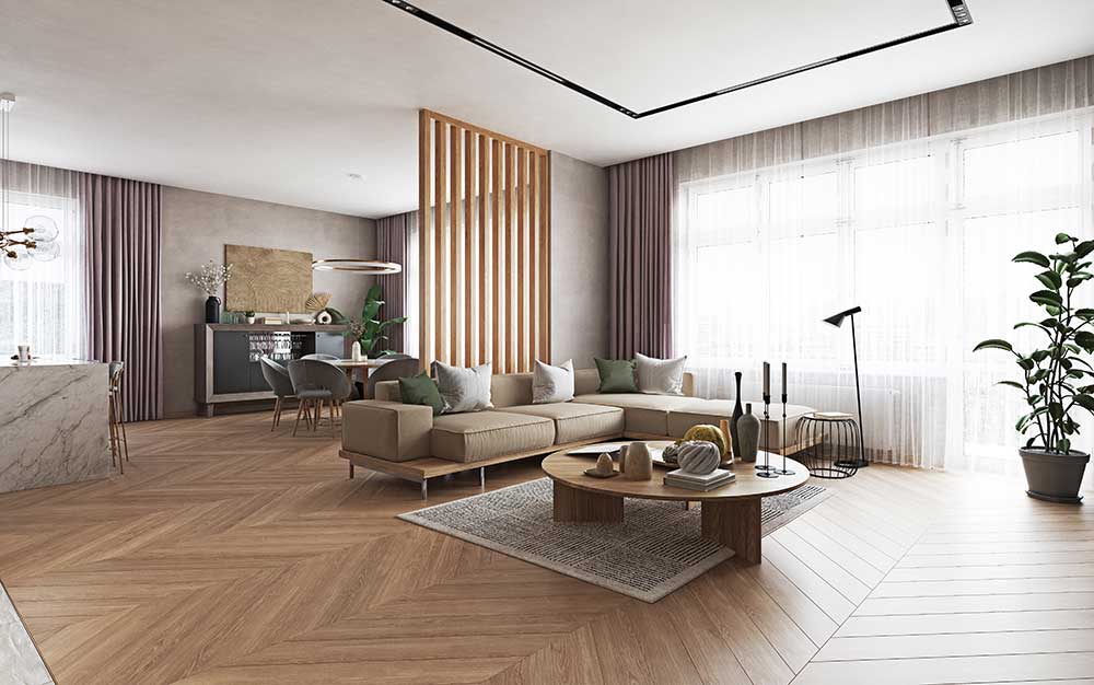 Modern bedroom interior at Casagrand Gaganpahad Hyderabad