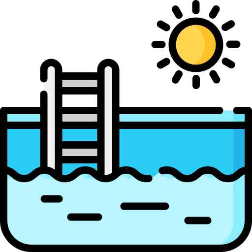 Swimming pool at Ramky new project in Rajendra Nagar